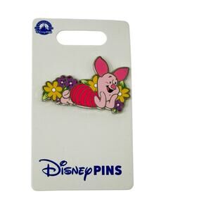 Disney Theme Park Winnie The Pooh Piglet Spring Flowers Collectable Trading Pin